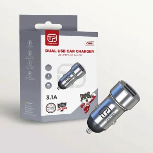 Tẩu sạc 2 cổng USB 3.1A