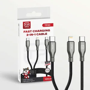 Cáp sạc 2 đầu Type C to Type C & Linghtning