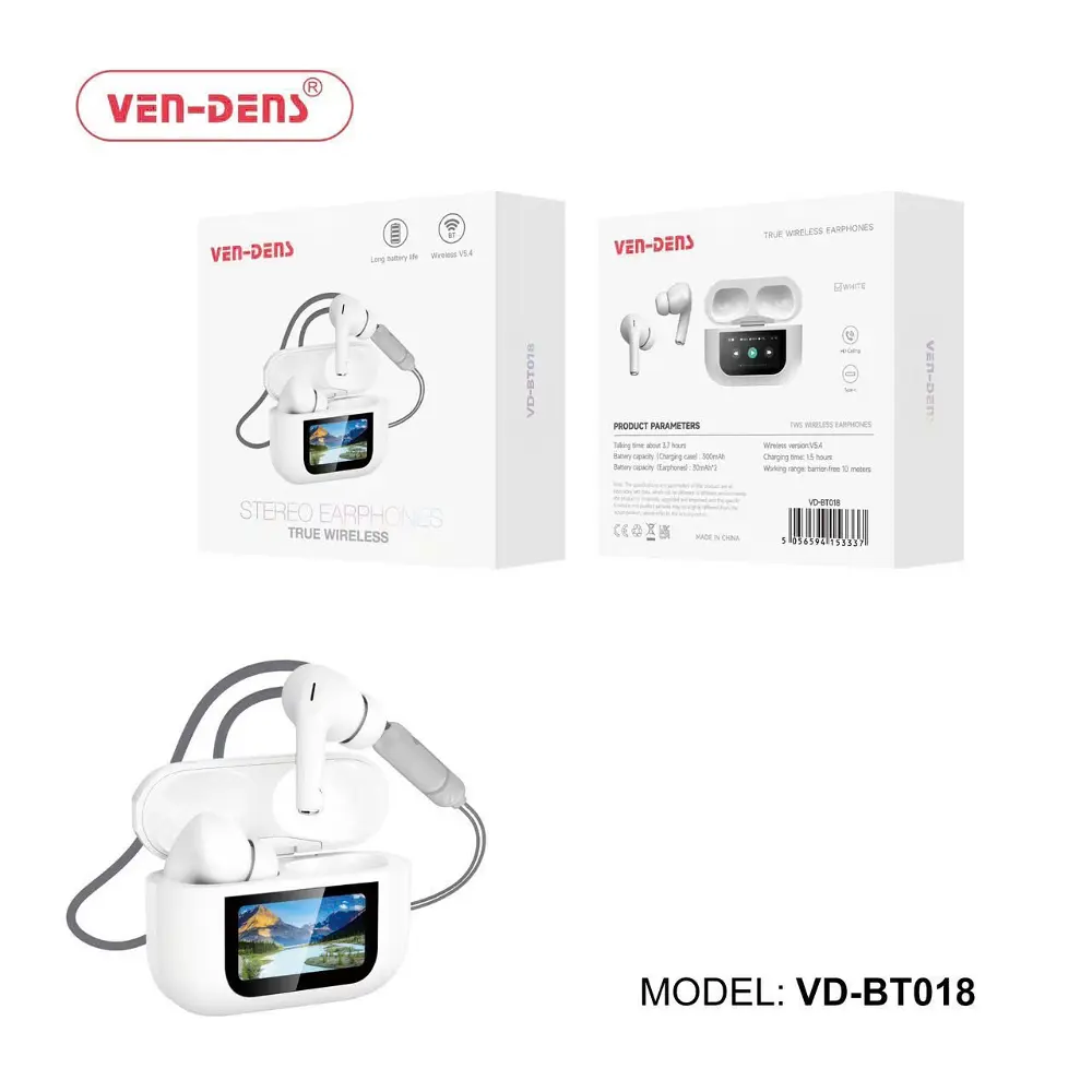 Tai nghe bluetooth Ven-Dens có núm cao su